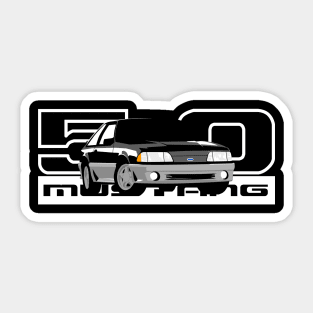 1991-93 Mustang GT Two Tone Sticker